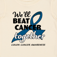 thumbnail image 4 of Inktastic We'll Beat Cancer Together- Colon Cancer Awareness Boys or Girls Baby T-Shirt, 4 of 5
