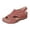 X1 Watermelon Red, variant on Women's Comfortable Air Cushion Support Walking Sandals Breathable Knit Slingback Platform Shoes