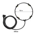 thumbnail image 2 of Outdoor Fan Misting Kit for Patio 16/18 Inch 4 Nozzle Brass Sprayer 500cm Water Hose Cooling System DIY Easy Install Summer Garden Porch Deck Humidifier, 2 of 2