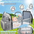 thumbnail image 5 of Anoak Baby Diaper Bag Backpack with Changing Station, Large Capacity Baby Bag, Waterproof Travel Backpack with USB Charging Port, Stroller Straps , Baby Shower Gifts, 5 of 11