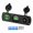 Color:Green, variant on 12-24V Socket Splitter 3 in 1 Waterproof Dual USB Charger Socket Panel LED Voltmeter for Car Boat Truck Vehicles