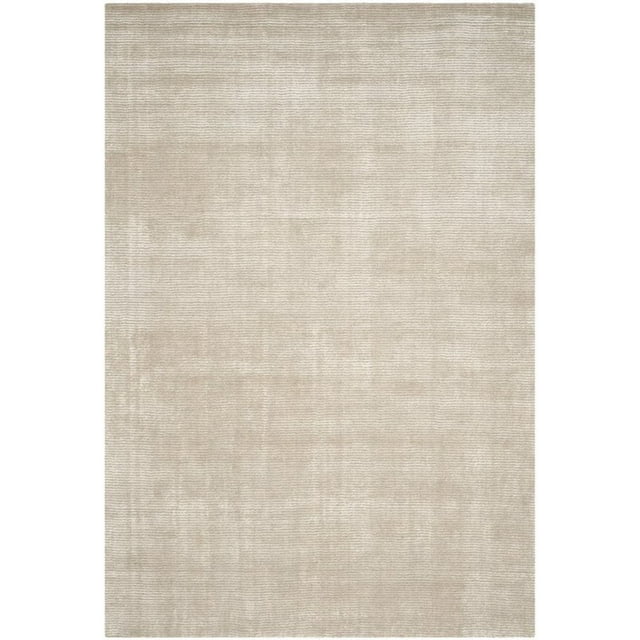 Safavieh Mirage 9' X 12' Loom Knotted Rug in Silver and Green