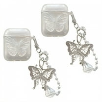 GJX 2Pcs Case for Airpod 4,Tpu Plastic Case for Airpods 4,Trendy Item Case for Airpod 4,3.6"X3.6"