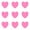Pink, variant on 8-16PC Heart Shape Sticky Notes 3x3 Inch 8 Pastel Colors 50 Sheets Pad Super Cute Heart Shaped Strong Adhesive Clean Removal Self Stick Memo Pads for Office Home