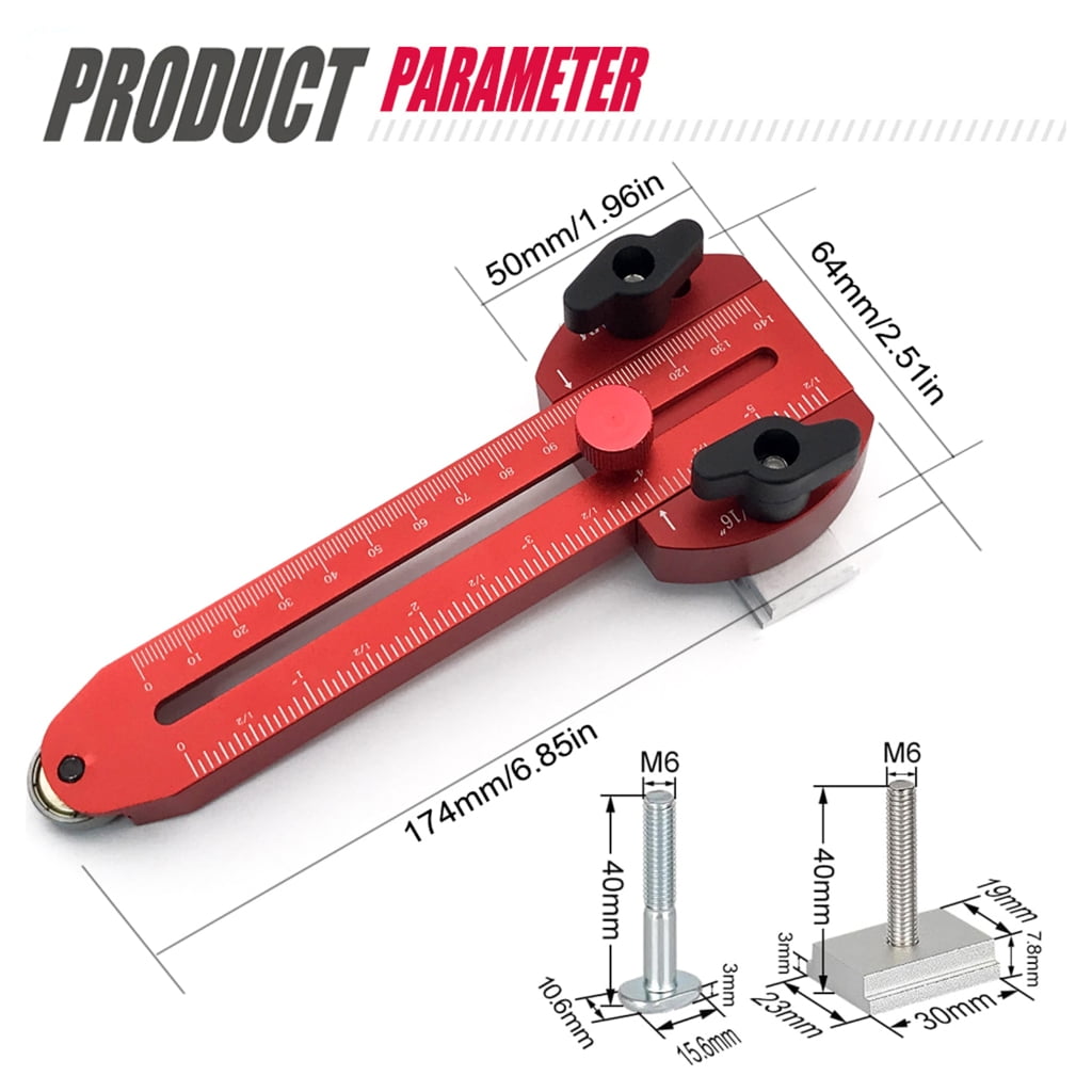 Extended Thin Rips Jig Table Sawing Guide for Precise Narrow Strips Cut for Various Woodworking Sawing