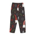 thumbnail image 4 of Kdxio Women's Comfy Stretch Cute Christmas GnomesPrint Drawstring Pajama Pants-X-Large, 4 of 9