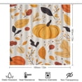 thumbnail image 2 of Thanksgiving Day (20) Shower Curtain Set 4PCs with Hooks Waterproof Bathroom Toilet Mat Lid Decor, 2 of 8