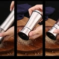 thumbnail image 6 of HEMOTON 250ml Stainless Steel Manual Pepper Kitchen Tool Pepper Mill, 6 of 8