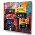 thumbnail image 2 of Designart "Tangled Tunes Cassette Tapes IV" Music Wall Art Print, 2 of 5