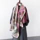 thumbnail image 2 of 2024 nuevas bufandas de invierno gruesas y cálidas con estampado para mujer, chal de cachemira con cuello suave, manta, poncho, bufanda de diseño Echarpe para mamá, envoltura de regalo, 2 of 5