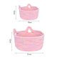 thumbnail image 5 of Cestas de almacenamiento decorativas Lindo organizador de almacenamiento Cesta de cuerda de algodón con forma de gato, 5 of 5