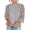 03# Gray, variant on Women's Cotton Tops Boho Knit Top Loose Fit 3/4 Dolman Sleeve Relaxed Summer Blouse Casual Flowy Tunic for Beach Vacation Daily Wear S-3XL