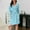 #Sky Blue, variant on TEVEQ Women Kimono Robes Full Length Knit Bathrobe Lightweight Soft Sleepwear V-Neck Casual Ladies Loungewear Women's Fall/Winter Hooded Pajamas Home Plush Thermal Bathrobe Nightgown Army Green L