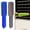 Blue,grey, variant on 2 Pcs Blinds Duster, Removable Dual Head Blinds Cleaning Tool,Microfiber 2 Pronged Washable,Blinds Cleaner Duster for Window, Air Conditioner Vents, Fans, Car Vents (Blue,Grey)