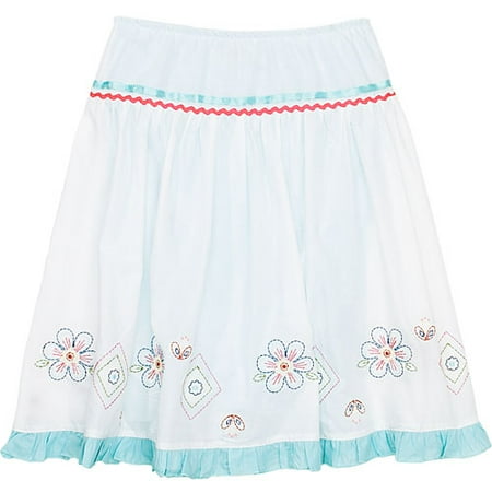 Unfabulous-Girl's Voile Below-the-Knee Skirt