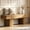 Light Brown, variant on Fnova 55.12 Inch Farmhouse Wooden Bench, Wood Indoor Bench, Multi-Functional Long Seating Bench for Entryway Hallway Bedroom Dining Room
