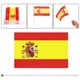 thumbnail image 2 of Bandera de Mini España ESminiFlag 10Pzas España 14x21cm Tela Poliéster Asta Plástico., 2 of 4