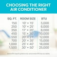 thumbnail image 6 of Arctic Wind New 8,000 BTU 350 Sq ft Window Air Conditioner with Remote Control, 3AW8000A, 6 of 10