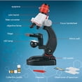thumbnail image 3 of PVCS Science Kits for Kids Microscope Plastic Beginner Microscope Kit Gift for Kids, 3 of 4