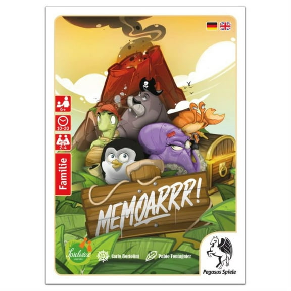Pegasus Spiele Memoarrr! (2nd Edition) New