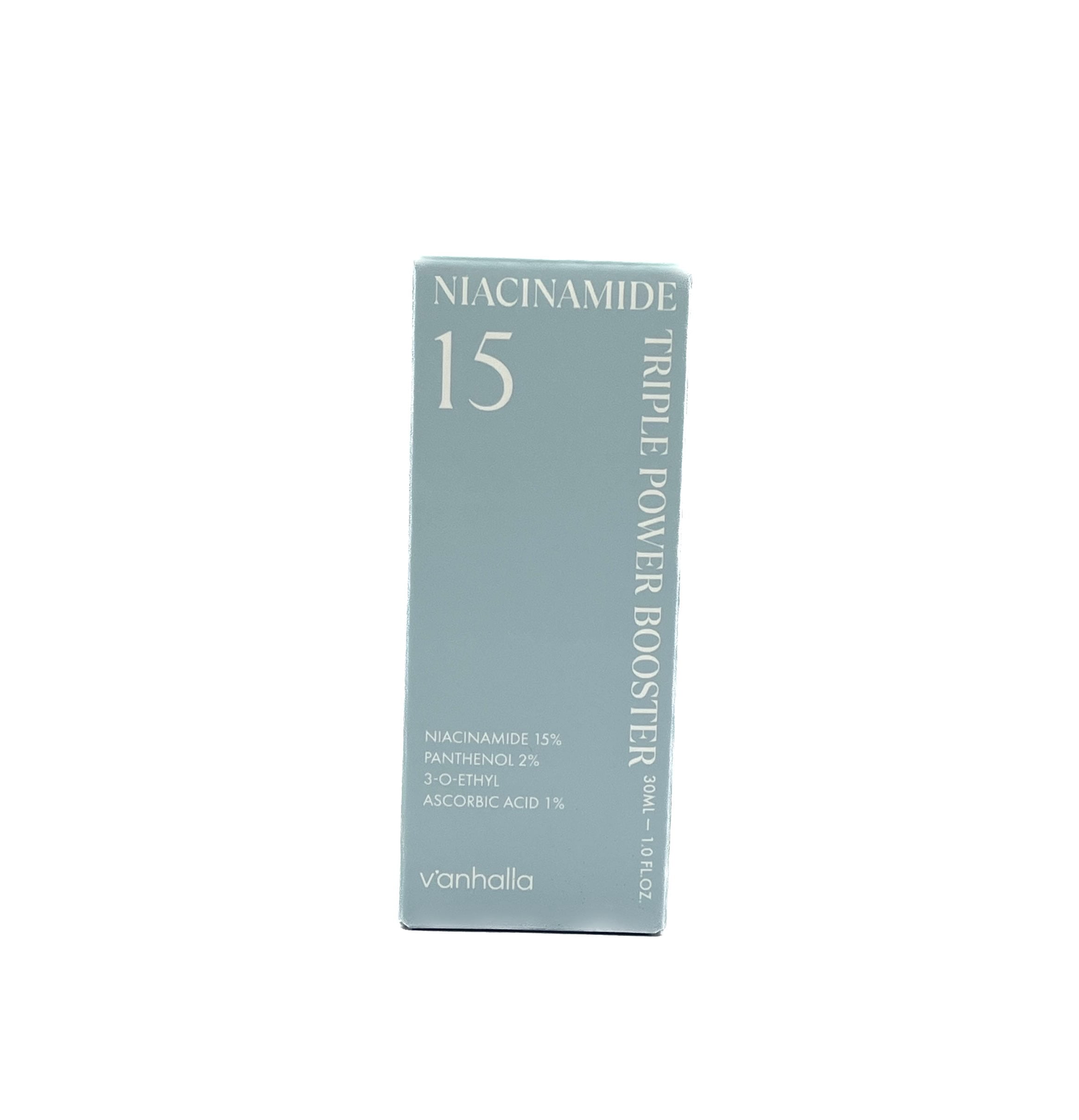 V'anhalla Niacinamide Triple Power Booster | Made in Korea | Vegan + Cruelty Free + Fragrance Free