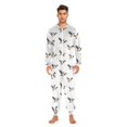 thumbnail image 6 of joogoo Funny Flying Ducks Unisex Adults Onesies Pajamas Jumpsuits L, 6 of 7