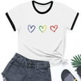 thumbnail image 3 of Spazoro Toddler Girls T-shirts, Casual Graphic Crewneck Summer Short Sleeve Tops Tee Black Size 9 T, 3 of 8
