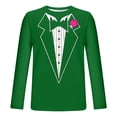 thumbnail image 4 of Blusas y camisas de manga larga y cuello redondo, camisetas casuales de moda para hombre, camisetas deportivas con estampado navideño, camisetas de manga larga, blusas de manga larga y cuello redondo,, 4 of 4