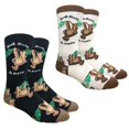 thumbnail image 2 of Don't Hurry, Be Happy Sloth Socks (Adult Large - Men's Shoe Sizes 8-12), 2 of 3