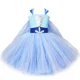thumbnail image 3 of Vestido de princesa Elsa con tutú para niñas, vestidos de fiesta de cumpleaños, disfraz de Elsa, reina de las nieves, cosplay, vestido de Navidad y Halloween, ropa para niños, 3 of 5
