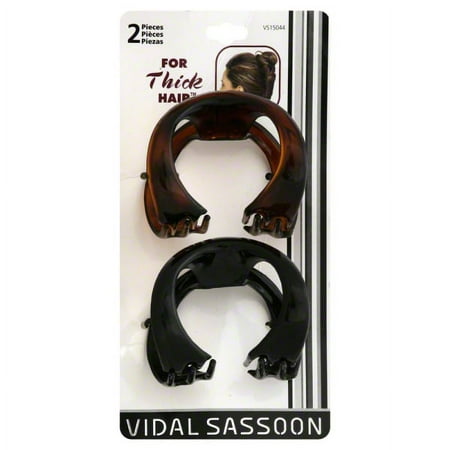 Vidal Sassoon Hug Jaw Clips, 2 count