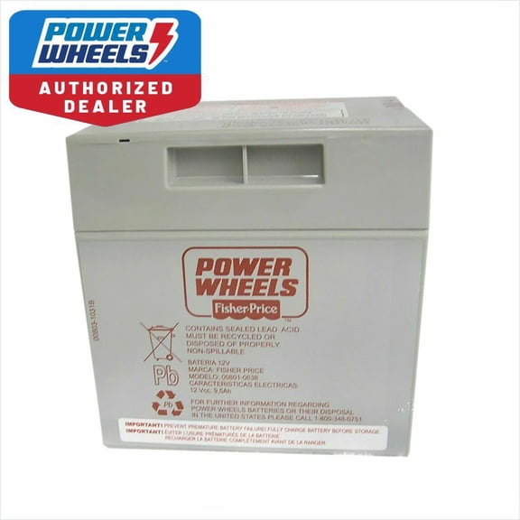 Power Wheels CBK89 Fisher Price Dune Racer 12 Volt Gray Battery GENUINE