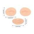 thumbnail image 2 of FNNMNNR 3D Permanent Makeup Tattoo Practice Skin Replacement Parts 2 Eyes + 1 Lips for Training Mannequin Head, 2 of 9