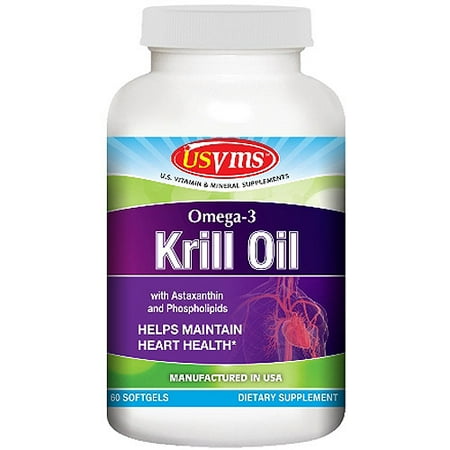 Omega-3 Krill Oil 300mg Softgels, 60ct