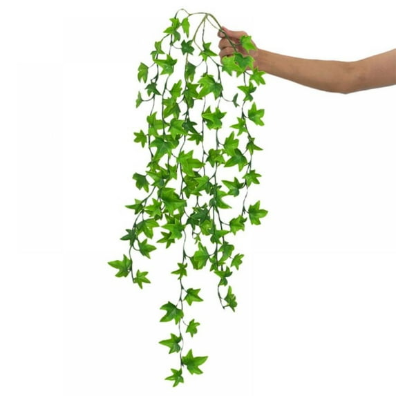 Pet Plant Reptile Breed Box Wall Hanging Vine Decoration Maple Leaves