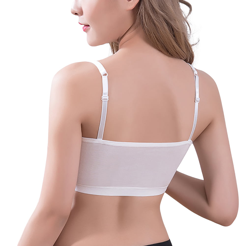 Valcatch 1/3/4 Pack Mini Camisole Bra Wireless Padded Bra with Adjustable  Straps for Women Girls Favors