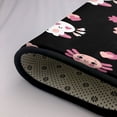 thumbnail image 5 of Area Rugs For Living Room Decor - Romantic axolotls heart black Soft Anti Slip Throw Washable Rugs 5x7 For Bedroom, Indoor Carpet For Bedroom Living Room 80x58In, 5 of 7