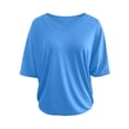 thumbnail image 3 of Womens V Neck Sweater Vest Oversized Ribbed Knit Sleeveless Casual Loose Fit Pullover Tank Top Blue XXXXL, 3 of 4