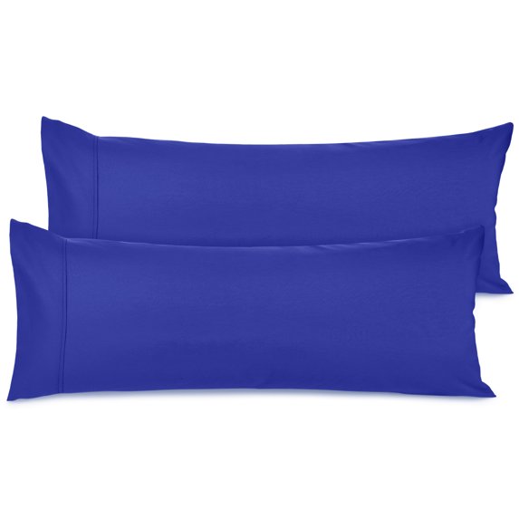Nestl Body Pillow Case, Microfiber Body Pillow Covers, Body Pillowcase Size (20"x54"), Set of 2, Orchid Purple
