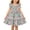 Green, variant on Girls Summer Cute Dress Square Neck Ruffled Sleeveless Pleated A Line Dresses Casual Stylish Midi Sundress (10 Years, Green)