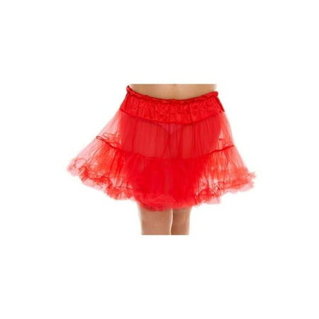 

Plus Size Tulle Petticoat - Red