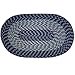 thumbnail image 2 of Better Trends BRAL58NA Alpine Braided Rug, Navy - 5 in., 2 of 4