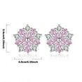 thumbnail image 4 of Pendientes de la flor de la moda Pendientes de las mujeres de diseño de gama alta Temperamento Pendientes Adecuado para Regalar, 4 of 7