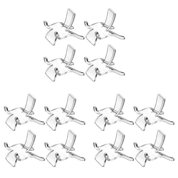 60 Pcs Acrylic Display Small Collectibles Display Stands for Displaying Crystal Geodes Rock Mineral  Fossil Coral S