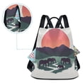 thumbnail image 5 of FORMRS Women's Travel Backpack Purse Anti-Theft Hidden Pockets Casual Shoulder Bag, Abstract Elephant, 5 of 7