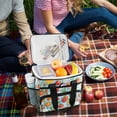 thumbnail image 5 of FORMRS Insulated Cooler Bag 24 Cans Capacity Soft Leakproof Lunch Box with Side Pockets, Various Tomatoes, 5 of 7