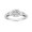 Platinum, variant on 1 to 5 Carat (ctw) Round,Pear Cut LAB GROWN Diamond Three Stone Engagement Ring (Color D-E Clarity VS1-VS2) Platinum 1 Carat Size-4