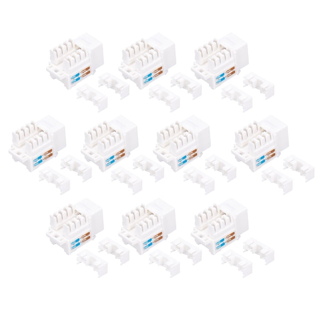 Componente electrónico, TF2010 CAT6 Módulo sin blindaje Conector de red sin blindaje Módulo de red Diseñado con precisión NikouMX herramienta