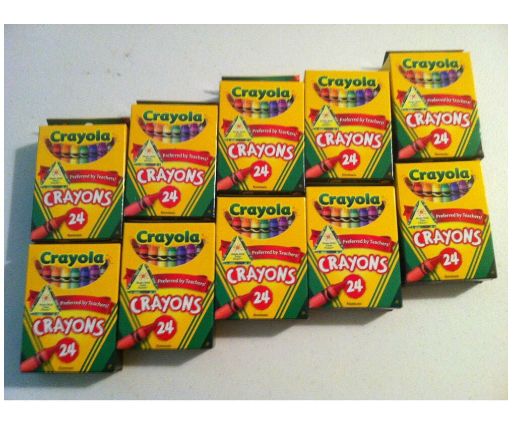 Crayola Classic Color Pack Crayons, 24 Count, (Pack of 10)