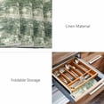 thumbnail image 6 of Placemats Set of 4, Sage Green Ombre Woven Placemat, Linen Place Mats for Kitchen/Dining Tables, Gradient Abstract Art Vintage Washable Table Mats for Party, 6 of 8